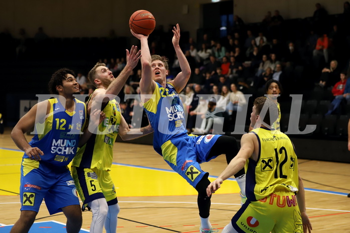 Basketball Superliga 2021/22, 1. Platzierungsrunde, UBSC Raiffeisen Graz vs. SKN St. Pölten Basketball 