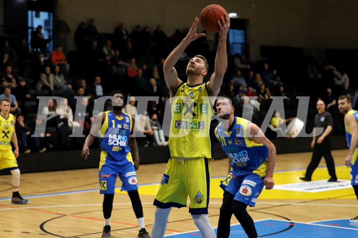 Basketball Superliga 2021/22, 1. Platzierungsrunde, UBSC Raiffeisen Graz vs. SKN St. Pölten Basketball 