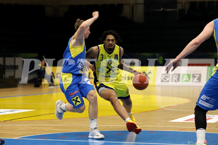 Basketball Superliga 2021/22, 1. Platzierungsrunde, UBSC Raiffeisen Graz vs. SKN St. Pölten Basketball 