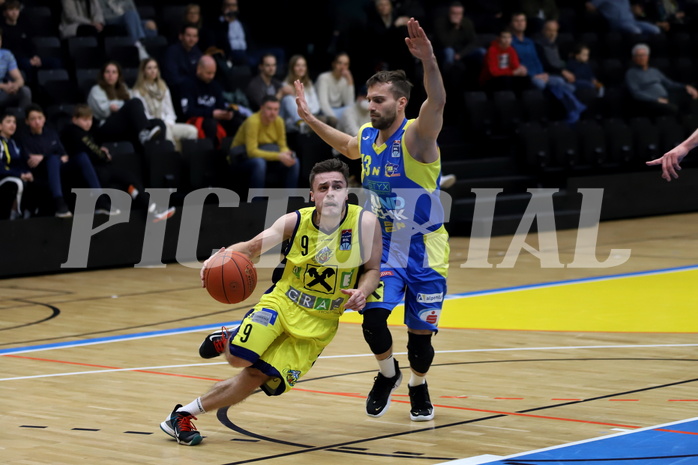 Basketball Superliga 2021/22, 1. Platzierungsrunde, UBSC Raiffeisen Graz vs. SKN St. Pölten Basketball 