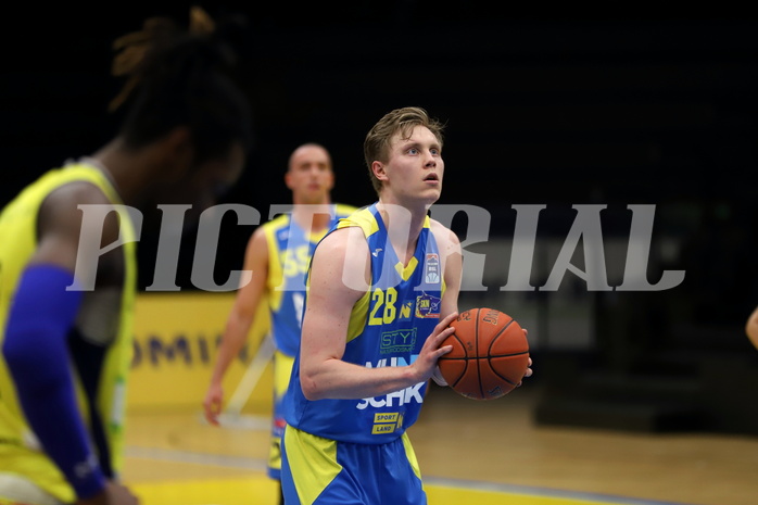 Basketball Superliga 2021/22, 1. Platzierungsrunde, UBSC Raiffeisen Graz vs. SKN St. Pölten Basketball 