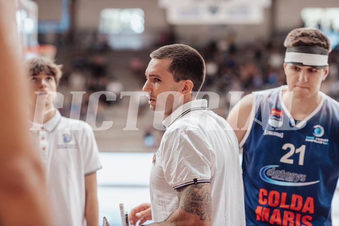 Basketball, Basketball Superliga 2023/24, Grundduchgang Runde 1., Oberwart Gunners, BBC Nord Dragonz, Felix Jambor (Coach)