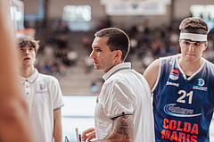 Basketball, Basketball Superliga 2023/24, Grundduchgang Runde 1., Oberwart Gunners, BBC Nord Dragonz, Felix Jambor (Coach)