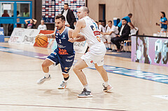 Basketball, Basketball Superliga 2023/24, Grundduchgang Runde 1., Oberwart Gunners, BBC Nord Dragonz, Petar Cosic (3), Sebastian K