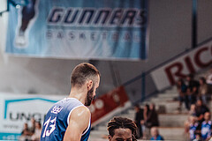 Basketball, Basketball Superliga 2023/24, Grundduchgang Runde 1., Oberwart Gunners, BBC Nord Dragonz, Tino Sebalj (13), James Graham (11)