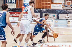 Basketball, Basketball Superliga 2023/24, Grundduchgang Runde 1., Oberwart Gunners, BBC Nord Dragonz, Daniel K