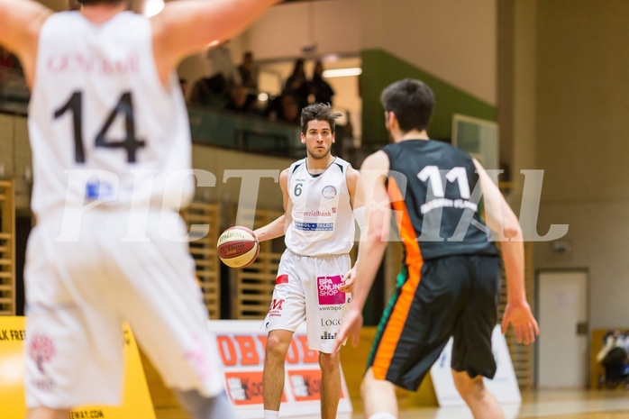 Basketball, 2.Bundesliga, Grunddurchgang 15.Runde, Mattersburg Rocks, Basket Flames, Krisztian BAKK (6), Matthias Kutschera (11)