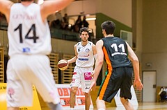 Basketball, 2.Bundesliga, Grunddurchgang 15.Runde, Mattersburg Rocks, Basket Flames, Krisztian BAKK (6), Matthias Kutschera (11)