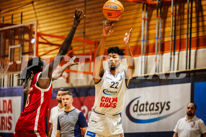 Basketball, win2day Basketball Superliga 2024/25, Grunddurchgang Runde 21
, BBC Nord Dragonz, BC Vienna, Jalen Green (22)