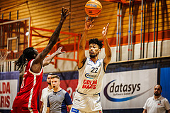 Basketball, win2day Basketball Superliga 2024/25, Grunddurchgang Runde 21
, BBC Nord Dragonz, BC Vienna, Jalen Green (22)