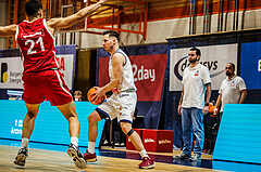 Basketball, win2day Basketball Superliga 2024/25, Grunddurchgang Runde 21
, BBC Nord Dragonz, BC Vienna, Emilio Banic (31)