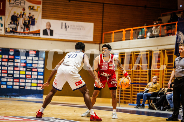 Basketball, win2day Basketball Superliga 2024/25, Grunddurchgang Runde 21
, BBC Nord Dragonz, BC Vienna, Zac Owens (2)