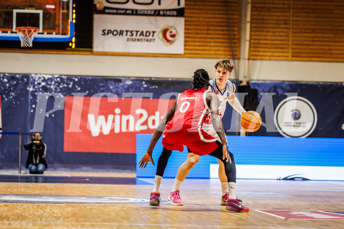 Basketball, win2day Basketball Superliga 2024/25, Grunddurchgang Runde 21
, BBC Nord Dragonz, BC Vienna, Valentin Pasterk (6)