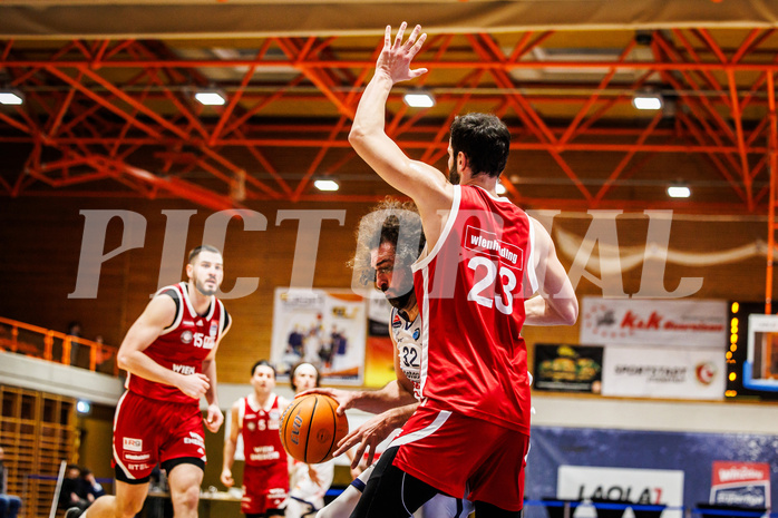 Basketball, win2day Basketball Superliga 2024/25, Grunddurchgang Runde 21
, BBC Nord Dragonz, BC Vienna, Sead Hadzifejzovic (32)