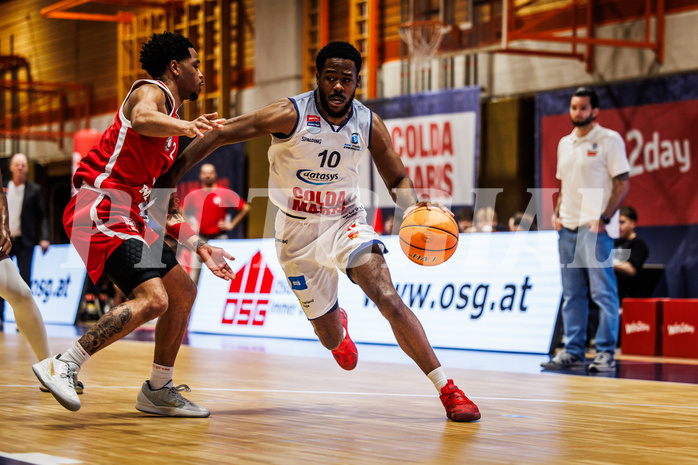 Basketball, win2day Basketball Superliga 2024/25, Grunddurchgang Runde 21
, BBC Nord Dragonz, BC Vienna, Austen Awosika (10)