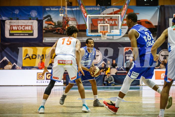 Basketball, Admiral Basketball Superliga 2019/20, Grunddurchgang 10.Runde, Kapfenberg Bulls, Oberwart Gunners, Lawrence Alexander (6)