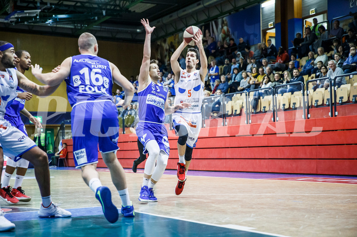 Basketball, Admiral Basketball Superliga 2019/20, Grunddurchgang 10.Runde, Kapfenberg Bulls, Oberwart Gunners, Bogic Vujosevic (5)