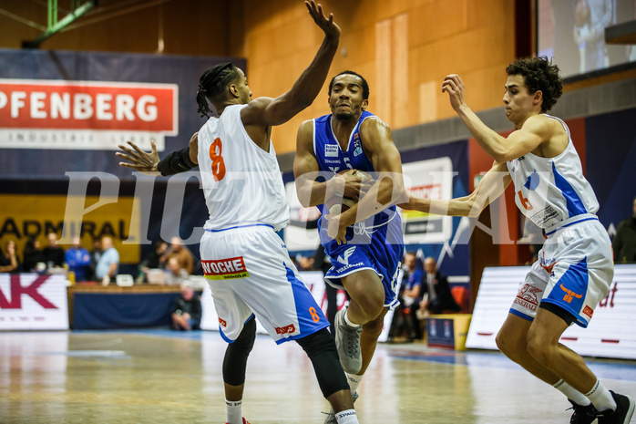 Basketball, Admiral Basketball Superliga 2019/20, Grunddurchgang 10.Runde, Kapfenberg Bulls, Oberwart Gunners, Lawrence Alexander (6)
