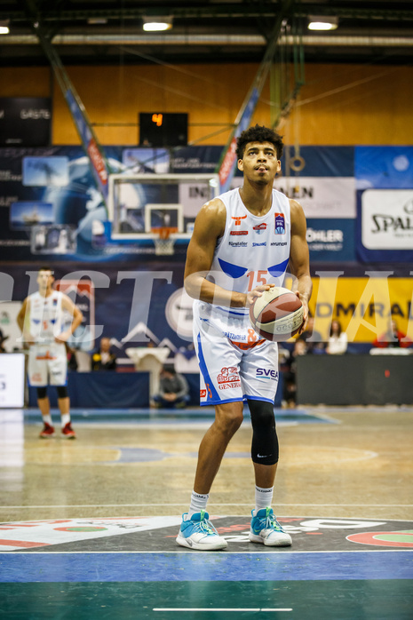 Basketball, Admiral Basketball Superliga 2019/20, Grunddurchgang 10.Runde, Kapfenberg Bulls, Oberwart Gunners, Jeremy Jones (15)