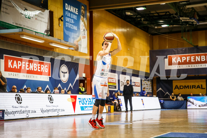 Basketball, Admiral Basketball Superliga 2019/20, Grunddurchgang 10.Runde, Kapfenberg Bulls, Oberwart Gunners, Bogic Vujosevic (5)