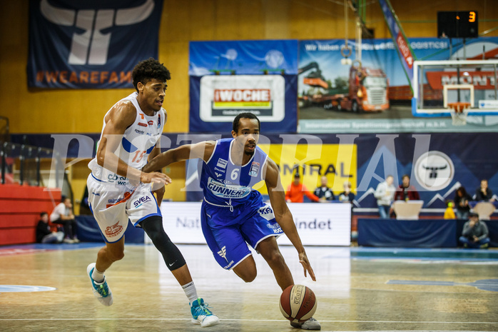 Basketball, Admiral Basketball Superliga 2019/20, Grunddurchgang 10.Runde, Kapfenberg Bulls, Oberwart Gunners, Lawrence Alexander (6)