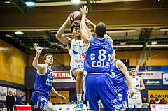 Basketball, Admiral Basketball Superliga 2019/20, Grunddurchgang 10.Runde, Kapfenberg Bulls, Oberwart Gunners, Jeremy Jones (15)