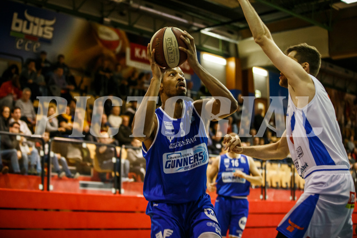 Basketball, Admiral Basketball Superliga 2019/20, Grunddurchgang 10.Runde, Kapfenberg Bulls, Oberwart Gunners, Orion Outerbridge (8)