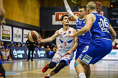 Basketball, Admiral Basketball Superliga 2019/20, Grunddurchgang 10.Runde, Kapfenberg Bulls, Oberwart Gunners, Bogic Vujosevic (5)