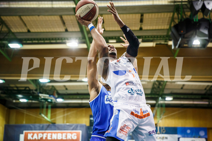 Basketball, Admiral Basketball Superliga 2019/20, Grunddurchgang 10.Runde, Kapfenberg Bulls, Oberwart Gunners, Willie Atwood (7)