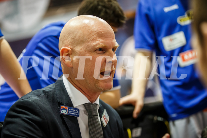 Basketball, Admiral Basketball Superliga 2019/20, Grunddurchgang 10.Runde, Kapfenberg Bulls, Oberwart Gunners, Mike Coffin (Head Coach)