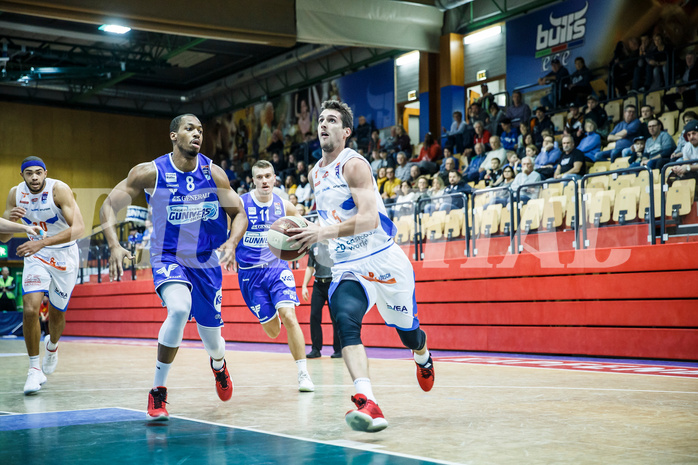 Basketball, Admiral Basketball Superliga 2019/20, Grunddurchgang 10.Runde, Kapfenberg Bulls, Oberwart Gunners, Bogic Vujosevic (5)