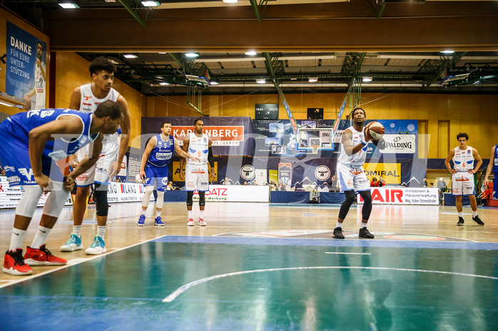 Basketball, Admiral Basketball Superliga 2019/20, Grunddurchgang 10.Runde, Kapfenberg Bulls, Oberwart Gunners, Willie Atwood (7)