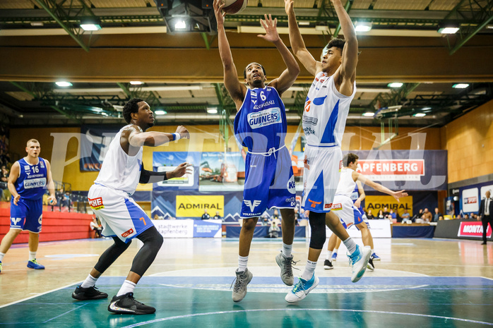 Basketball, Admiral Basketball Superliga 2019/20, Grunddurchgang 10.Runde, Kapfenberg Bulls, Oberwart Gunners, Lawrence Alexander (6)