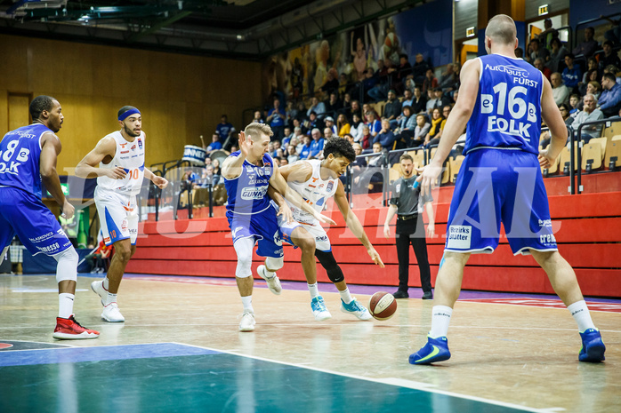 Basketball, Admiral Basketball Superliga 2019/20, Grunddurchgang 10.Runde, Kapfenberg Bulls, Oberwart Gunners, Jeremy Jones (15)