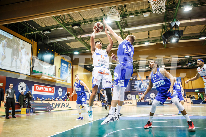 Basketball, Admiral Basketball Superliga 2019/20, Grunddurchgang 10.Runde, Kapfenberg Bulls, Oberwart Gunners, Jeremy Jones (15)