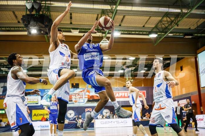 Basketball, Admiral Basketball Superliga 2019/20, Grunddurchgang 10.Runde, Kapfenberg Bulls, Oberwart Gunners, Lawrence Alexander (6)