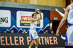 Basketball, Admiral Basketball Superliga 2019/20, Grunddurchgang 10.Runde, Kapfenberg Bulls, Oberwart Gunners, Lukas Hahn (6)