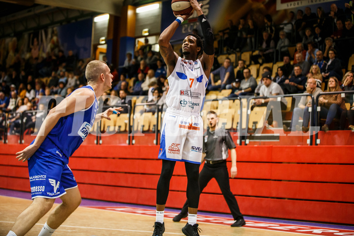 Basketball, Admiral Basketball Superliga 2019/20, Grunddurchgang 10.Runde, Kapfenberg Bulls, Oberwart Gunners, Willie Atwood (7)