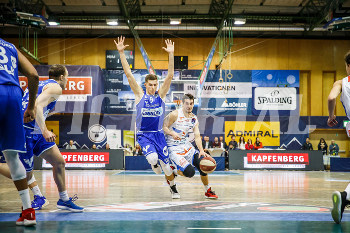 Basketball, Admiral Basketball Superliga 2019/20, Grunddurchgang 10.Runde, Kapfenberg Bulls, Oberwart Gunners, Bogic Vujosevic (5)