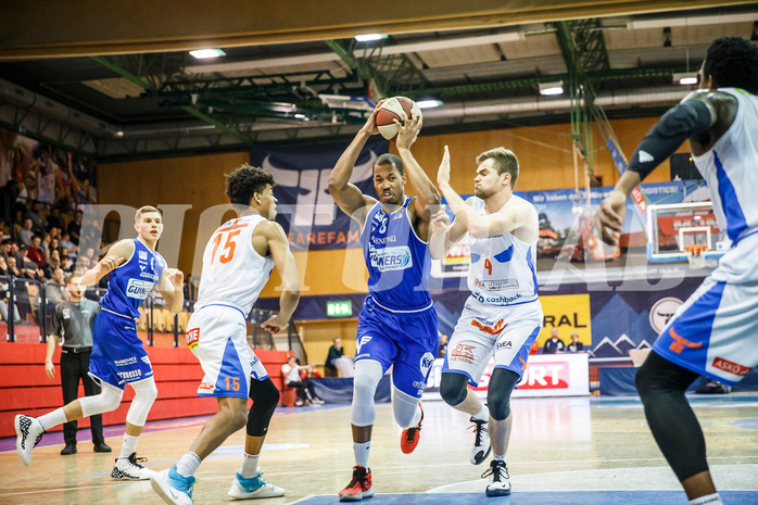 Basketball, Admiral Basketball Superliga 2019/20, Grunddurchgang 10.Runde, Kapfenberg Bulls, Oberwart Gunners, Orion Outerbridge (8)