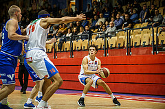 Basketball, Admiral Basketball Superliga 2019/20, Grunddurchgang 10.Runde, Kapfenberg Bulls, Oberwart Gunners, Lukas Hahn (6)
