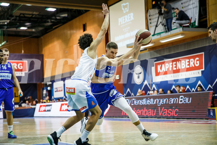 Basketball, Admiral Basketball Superliga 2019/20, Grunddurchgang 10.Runde, Kapfenberg Bulls, Oberwart Gunners, Edi Patekar (9)