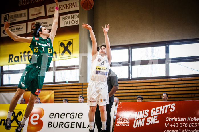Basketball, Basketball Zweite Liga, Grunddurchgang 15.Runde, Mattersburg Rocks, Dornbirn Lions, Nikolaus BUGNYAR (4)