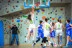 Basketball Basketball Damen Superliga 2021/22, Grunddurchgang 13.Runde Basket Flames vs. DBB LZ Oberösterreich
