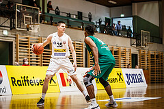 Basketball, Basketball Zweite Liga, Grunddurchgang 15.Runde, Mattersburg Rocks, Dornbirn Lions, Ivan Begic (35)