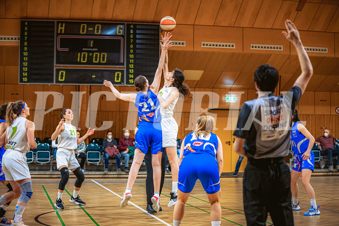 Basketball Basketball Damen Superliga 2021/22, Grunddurchgang 13.Runde Basket Flames vs. DBB LZ Oberösterreich
