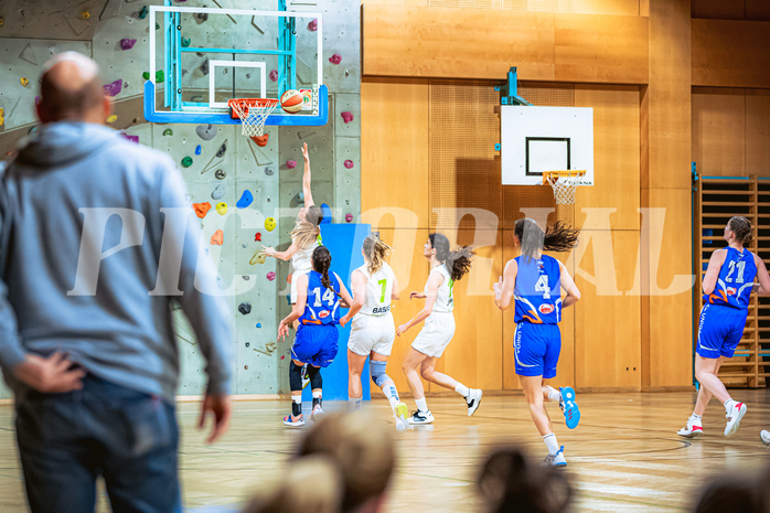 Basketball Basketball Damen Superliga 2021/22, Grunddurchgang 13.Runde Basket Flames vs. DBB LZ Oberösterreich

