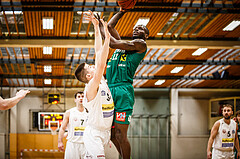 Basketball, Basketball Zweite Liga, Grunddurchgang 15.Runde, Mattersburg Rocks, Dornbirn Lions, Thimothée Troussel (11)