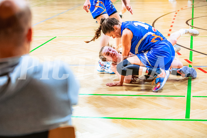 Basketball Basketball Damen Superliga 2021/22, Grunddurchgang 13.Runde Basket Flames vs. DBB LZ Oberösterreich
