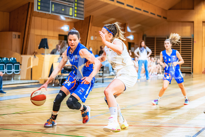 Basketball Basketball Damen Superliga 2021/22, Grunddurchgang 13.Runde Basket Flames vs. DBB LZ Oberösterreich
